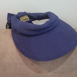 Scala Blue Women's Visor Hat